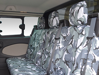 100% Waterproof Camo Front & Rear Seat Cover Set - Custom 12>