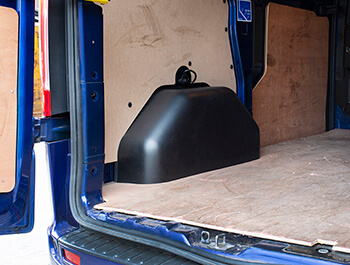 Black ABS Inner Wheel Arch Covers - Ford Transit Custom