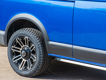 Wheel Arch & Side Body Mouldings Black - VW T5 03>15