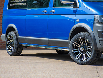 Wheel Arch & Side Body Mouldings Black - VW T6 2015-2019