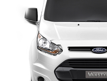 Stainless Steel Headlight Sill Trim - Ford Transit Courier 14>