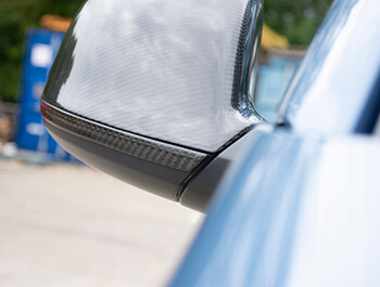 Carbon Fibre Wing Mirror Streamer Line Trim - VW Amarok, T5, T6