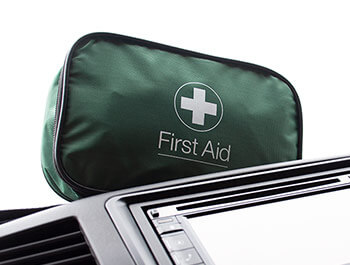 Compact Soft Pouch Automotive Travel First Aid Kit - 60 Piece