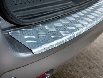 3D Aluminium Rear Bumper Protector - Vauxhall Vivaro 2019>