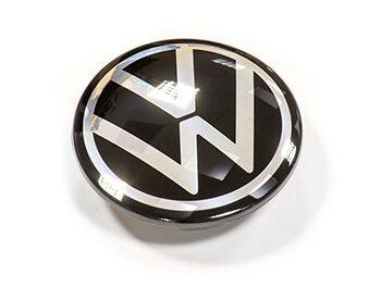Genuine VW New Logo Dynamic (Self Levelling) Hub/Centre Caps