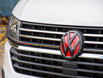 Polished Stainless Steel Front Upper Grille Trims Set - VW T6.1