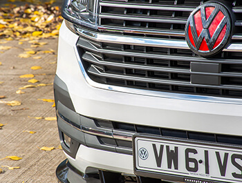 Polished Stainless Steel Front U Formed Grille Trim - VW T6.1