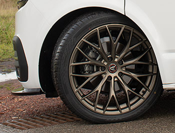 Wolfrace Wolfsburg Matte Bronze 20\" Wheel & Tyre Set - VW T5 T6
