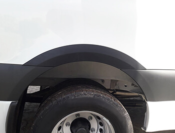 Black ABS Wheel Arch Flare Covers - Mercedes Sprinter W907 18>
