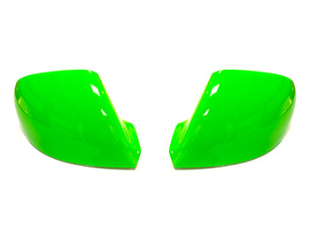 Upper Wing Mirror Replacement Cover Pair - Green Ed. - VW T5 T6