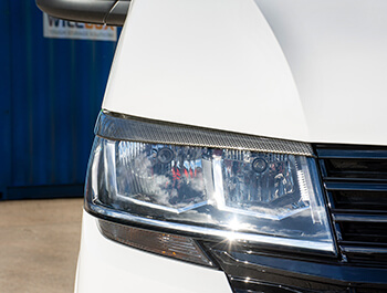 ABS Headlight Brows In Carbon Effect - VW T6.1 Transporter 19-24