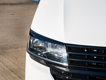 ABS Headlight Brows In Gloss Black - VW T6.1 Transporter 19>