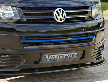 Blue Edition Lower Front Radiator Grille Trim VW T5 2010>15