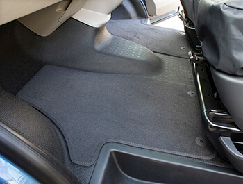 Genuine VW Front Carpet Mat Set Anthracite - VW T5/T6 03>19