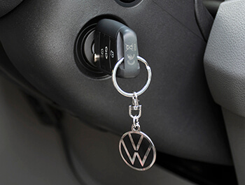 Genuine New VW Logo Key Ring 30mm