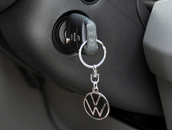 Genuine New VW Logo Key Ring 30mm