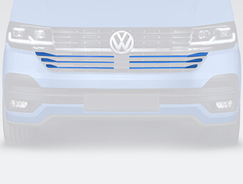 Genuine VW Front Grille Cappings Trim - VW T6.1 19>