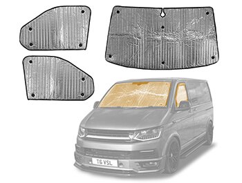 Thermal Blinds Front Set 3 Piece - VW T5.1 10>15