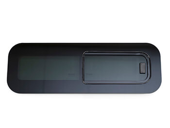 Universal Sliding Opening Window Glass 800 x 270mm - Right