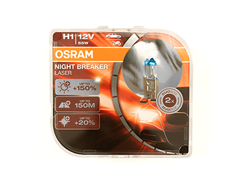 Osram Night Breaker Laser 150 H1 Upgrade Bulb Set