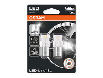 Osram LEDriving SL Bright White P21/5W Upgrade Bulb Set