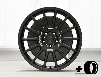 3SDM 0.66-HD Matte Black 20" Alloy Wheel & Tyres - 5x120 Crafter