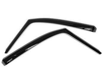 Dark Smoked Climair Side Wind Deflectors - Ford Connect 14>21