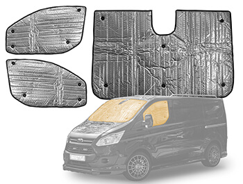 Thermal Blinds Front Set 3 Piece - Ford Transit Custom 2012-2023
