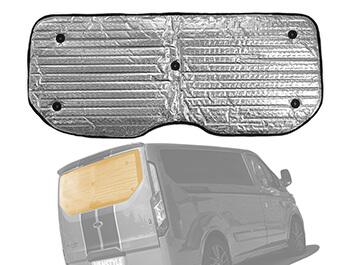 UKB4C Thermal Blind Window Set fits Ford Transit Custom 12 On With Interior Mirror Cut Out 3pc 