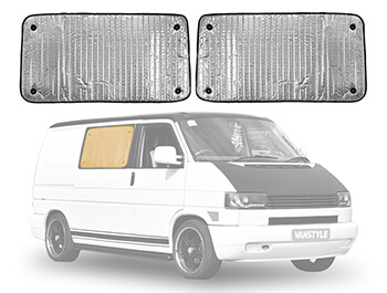 Thermal Blinds Middle Window Set 2pc - VW T4 Transporter 90>03