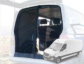 Magnetic Fitting Tailgate Mosquito Net – Sprinter 18>