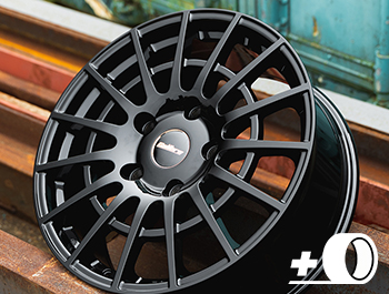 Calibre T-Sport 18" Gloss Black 5x160 Alloy Wheels & Tyres