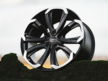 Calibre Havana Black & Polished 20\" VW T5 T6 Alloy Wheels