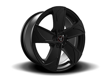 Wolfrace AD5T 18\" Black Alloy Wheels & Tyre - Transit Custom