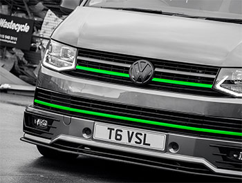 Green Edition Front Grille Upper/Lower Trim - VW T6 2015>