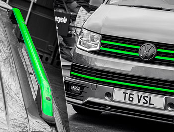 Green Edition Full Front Grille Set & Roof Bars - VW T6 2015>