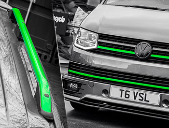 Green Edition Front Grille Upper/Lower Trim & Roof Bars - VW T6