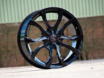 Wolfrace Assassin Gloss Black 20" Alloy Wheel Set - VW T5 T6