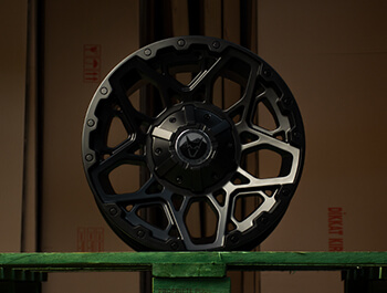 Wolfrace Explorer Sahara Matte Black 17\" Alloy Wheels - VW T5 T6