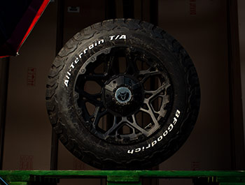 Wolfrace Explorer Sahara Matte Black 17\" Wheel & Tyre - VW T5 T6