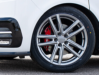 Wolfrace X10X 19 9J Gun Metal Alloy Wheel Set - VW T5 T6 - Vanstyle