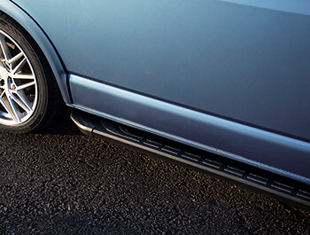 Black Thoresby Aluminium Side Steps - Vauxhall Vivaro SWB 14>19