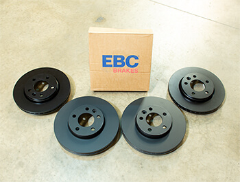 EBC OE-Replacement Brake Discs - 308mm 294mm Standard - VW T5 T6
