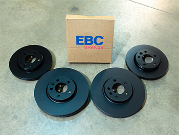 EBC OE-Replacement Brake Discs - 340mm 294mm Standard - VW T5 T6