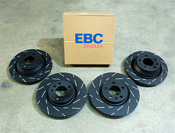 EBC Ultimax Brake Discs - 333mm 314mm Grooved - VW T5 T6