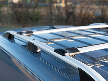 Silver Aluminium Roof Bars + Cross Bars Set - VW Caddy Mk5 21>