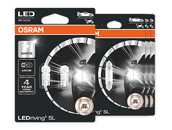 Osram LEDriving SL LED 5pcs Interior Light Upgrade - T5 T6 Kombi