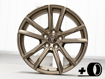 Wolfrace Dortmund Matte Bronze 19" 5x120 Alloy Wheel & Tyres