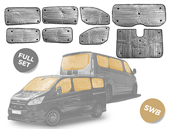 Thermal Blinds Full Van Set 8 Pc - Custom SWB Tailgate 2012-2023