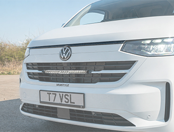 VW Transporter T7 2025- Carbon Effect Upper Grille Accent Trim